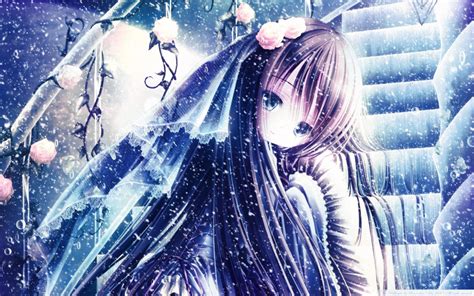 Snowy Anime Wallpapers - Top Free Snowy Anime Backgrounds - WallpaperAccess