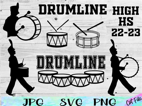 Blaskapelle SVG Schlagzeuglinie SVG Drum Major SVG Snare - Etsy.de