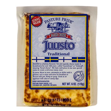 Pasture Pride Plain Juusto Cheese | Vern's Cheese | WI