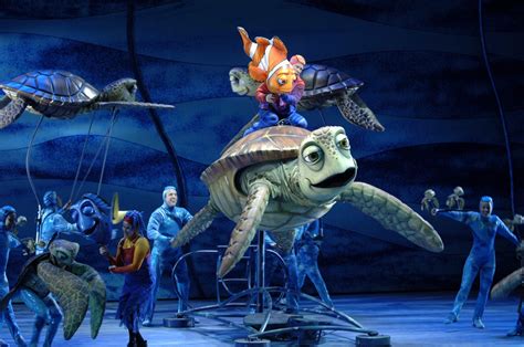 Finding Nemo The Musical - Making a "splash" on stage in a live production in Animal Kingdom