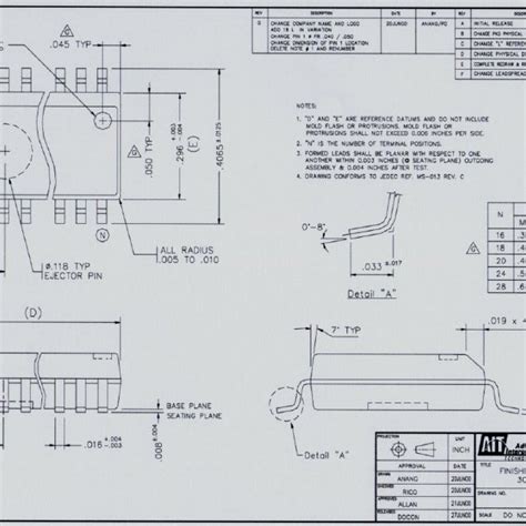 Example of engineering drawing | Download Scientific Diagram