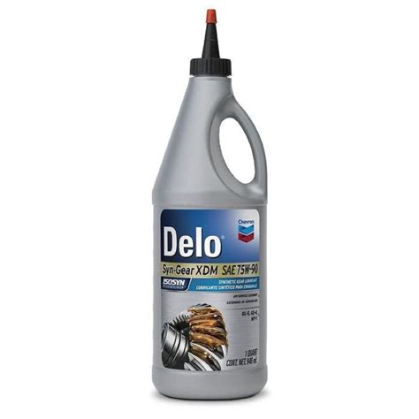 Chevron Delo 75W-90 Synthetic Gear Oil 1 Quart