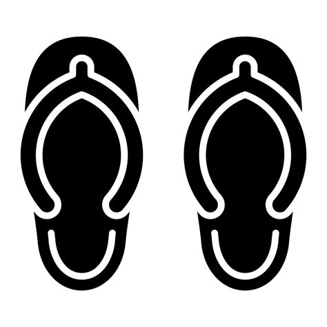 Flip Flop vector icon 21655321 Vector Art at Vecteezy