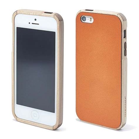 Grovemade Wood & Leather iPhone SE Case | Gadgetsin