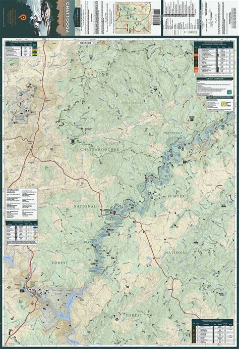 Chattooga River National Wild and Scenic River — Pisgah Map Co.