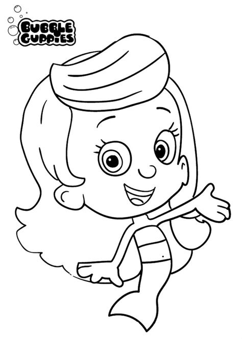 Bubble Guppies Coloring Pages - Best Coloring Pages For Kids Horse ...