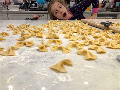 Homemade Farfalle (Homemade Bow Tie Pasta) - The Skinny Guinea