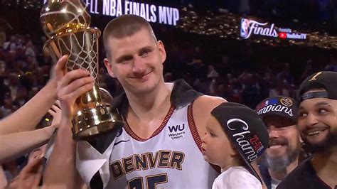 Nikola Jokić Named Finals MVP 🏆 | 2023 NBA Finals - YouTube