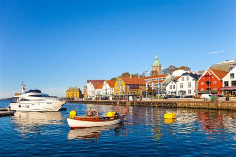 City centre of Stavanger stock photo. Image of apartments - 79305276