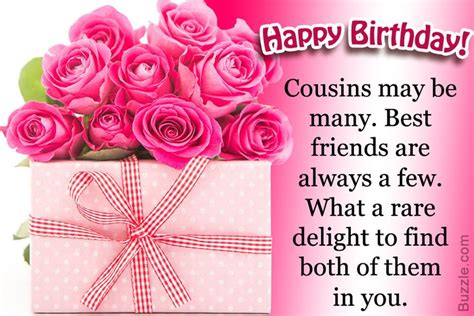 sweet birthday wishes for a cousin | Happy birthday cousin, Happy ...