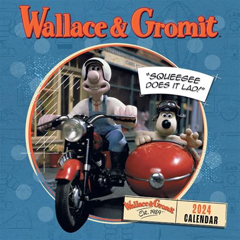 WALLACE & GROMIT - OFFICIAL 2024 CALENDAR