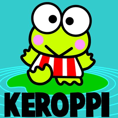 How to Draw Keroppi from Hello Kitty with Easy Step by Step Drawing ...