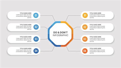 Premium Vector | Dos and Don'ts Comparison Chart Infographic Template ...