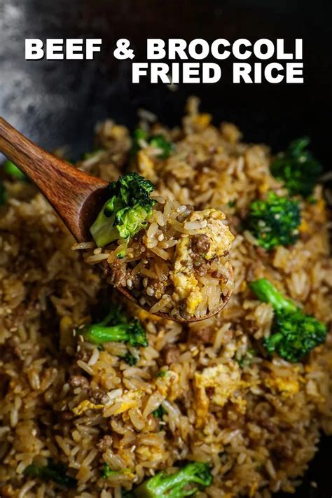 Ground beef and broccoli fried rice – Artofit