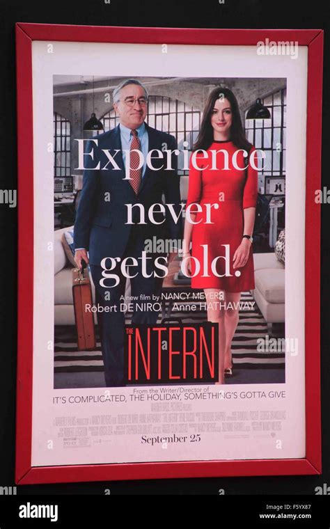 The intern movie poster hi-res stock photography and images - Alamy