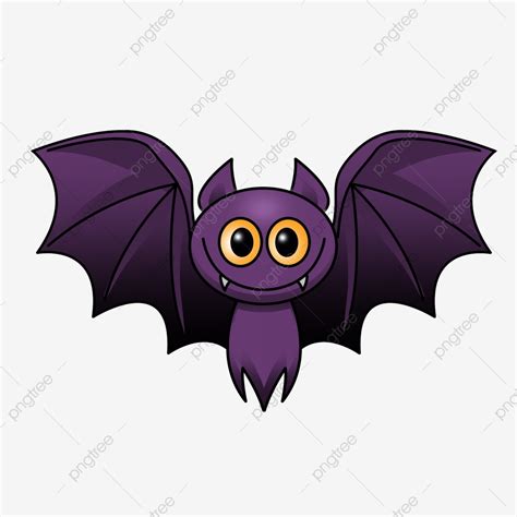 Halloween Bat Hd Transparent, Hand Painted Halloween Purple Bat, Bat ...