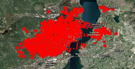 NASA map shows West Kelowna painted red from wildfires | Canada