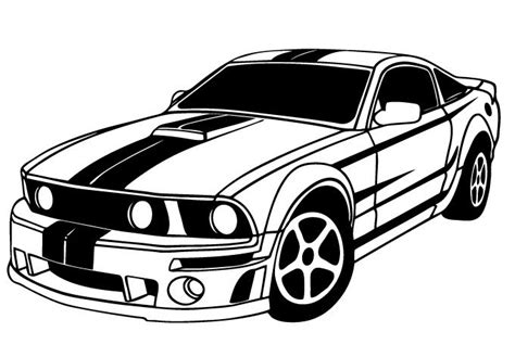 Muscle Car Clipart #41964 | Car, Classic cars muscle, Muscle cars