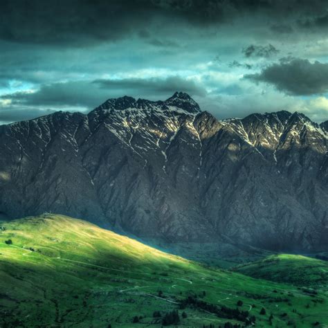 Mountains Landscape In New Zealand iPad Air Wallpapers Free Download