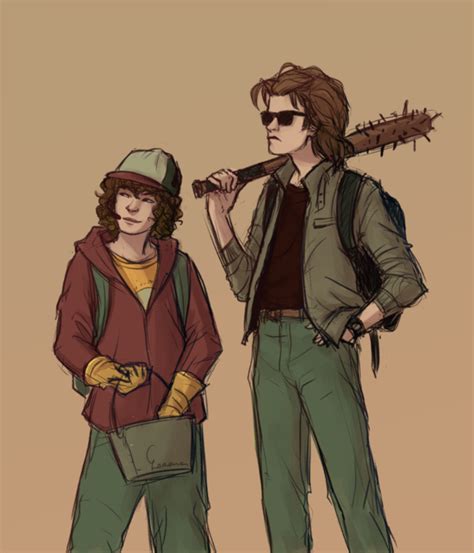 Steve and Dustin. They were an amazing duo | Stranger things fanart, Stranger things dustin ...