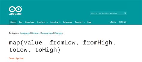 Arduino Map Values | Map, Arduino, Language