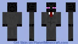 enderman in a tux Minecraft Skin