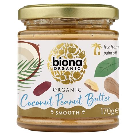 Biona Organic Coconut Peanut Butter | Ocado