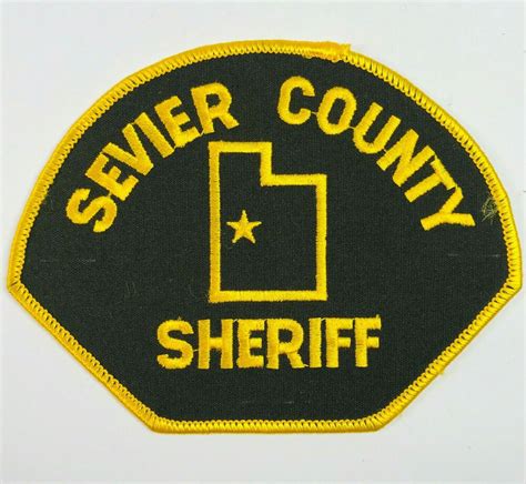 Sevier County Sheriff Utah Patch | Sevier county, Patches, Sheriff