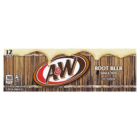 A&W Root Beer, 12 fl oz, 12 count