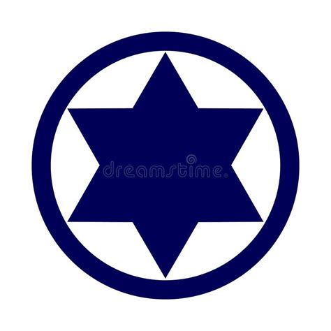 Badge Round of Israel Air Force Flag Vector Illustration Isolated ...