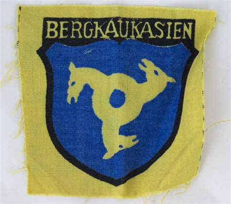 Dragoon Militaria | WW2 German Wehrmacht eastern volunteer arm patch - Bergkaukasien