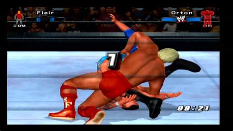 Smackdown vs RAW 2006 | WrestleMania 21 | Ric Flair vs Randy Orton - YouTube