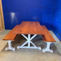 Rustic Farmhouse Kitchen Table Set | Littlerusticshop