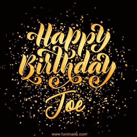 Happy Birthday Joe GIFs - Download on Funimada.com