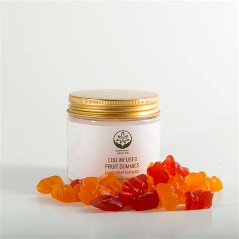 MIXED FRUIT FLAVOURED CBD GUMMY BEARS, 5MG CBD EACH