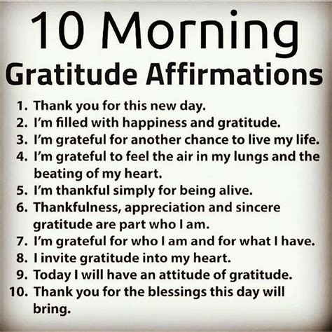 10 Morning Gratitude Affirmations Pictures, Photos, and Images for Facebook, Tumblr, Pinterest ...