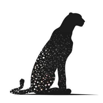 Beautiful Cheetah Silhouette Generative Ai, Cheetah, Silhouette, Cheetah Png PNG Transparent ...