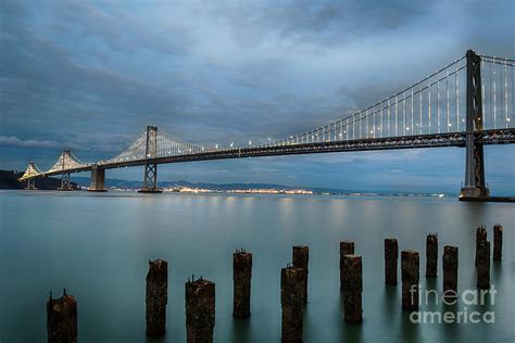 Bay Bridge at Night Photograph by Jennifer Ludlum - Pixels