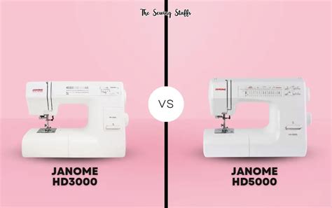 Janome HD3000 vs. HD5000 – What Are the Differences?