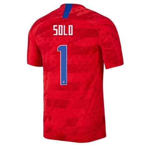 2019 USA Hope Solo Away Men's Soccer Jersey | Team jersey, Soccer jersey, Hope solo