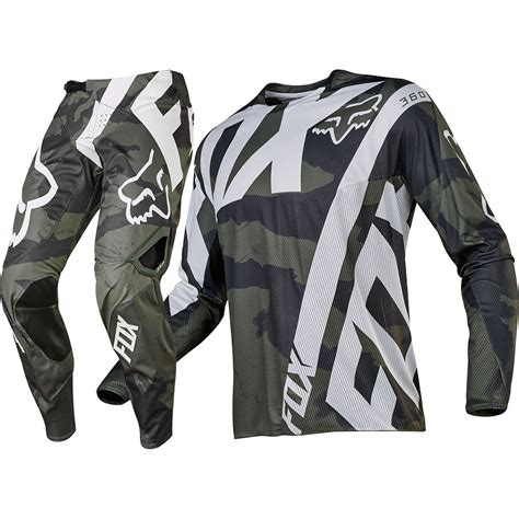 Fox Racing 2017 Mx NEW 360 Creo Camo Grey Green Jersey Pants Motocross Gear Set | eBay