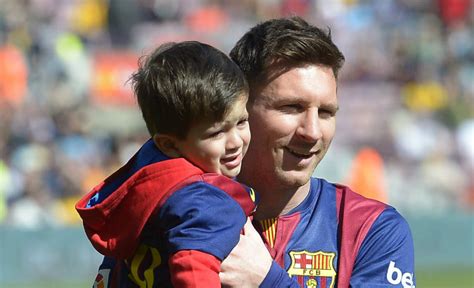 Messi’s Son Thiago Does Not Like Football And Only Goes To Barca Games To Meet His Friends