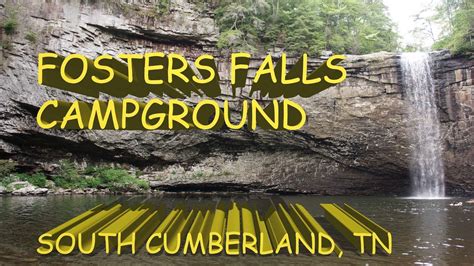 FOSTERS FALLS CAMPGROUND - YouTube