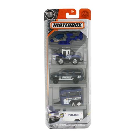 Matchbox - Police Team 5-Pack - Walmart.com - Walmart.com