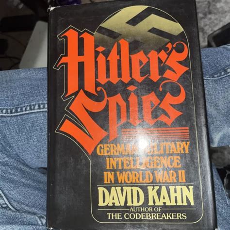 HITLER'S SPIES : German Military Intelligence in World War II by David Kahn... $5.50 - PicClick