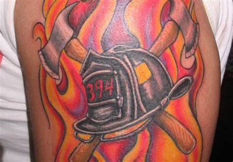 Pin on Fire fighter tats