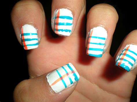 lined paper nails | Paper nails, My nails art, Nails