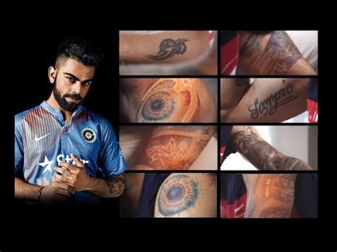 Meaning Of Virat Kohli’s All 11 Tattoos - YouTube