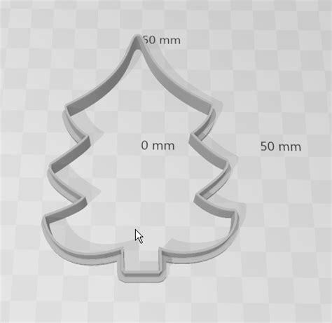 Christmas Tree Cookie Cutter 02cm - 10cm by kapiosk | Download free STL model | Printables.com