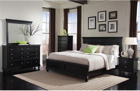 Bridgeport 6-Piece King Bedroom Set – Black | Bedroom sets, King bedroom sets, Bedroom sets queen